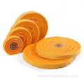 yellow cloth cotton buffing wheel for jewelry polishing